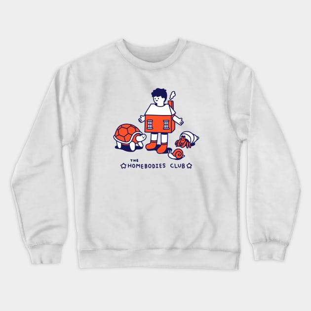 The Homebodies Club Crewneck Sweatshirt by obinsun